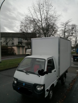 Verkaufsaufbau für Piaggio Quargo